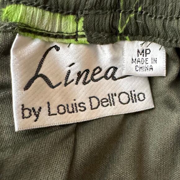 Linea by Louis Dell'Olio Petite Floral Chiffon Cropped Pants - Picture 6 of 8